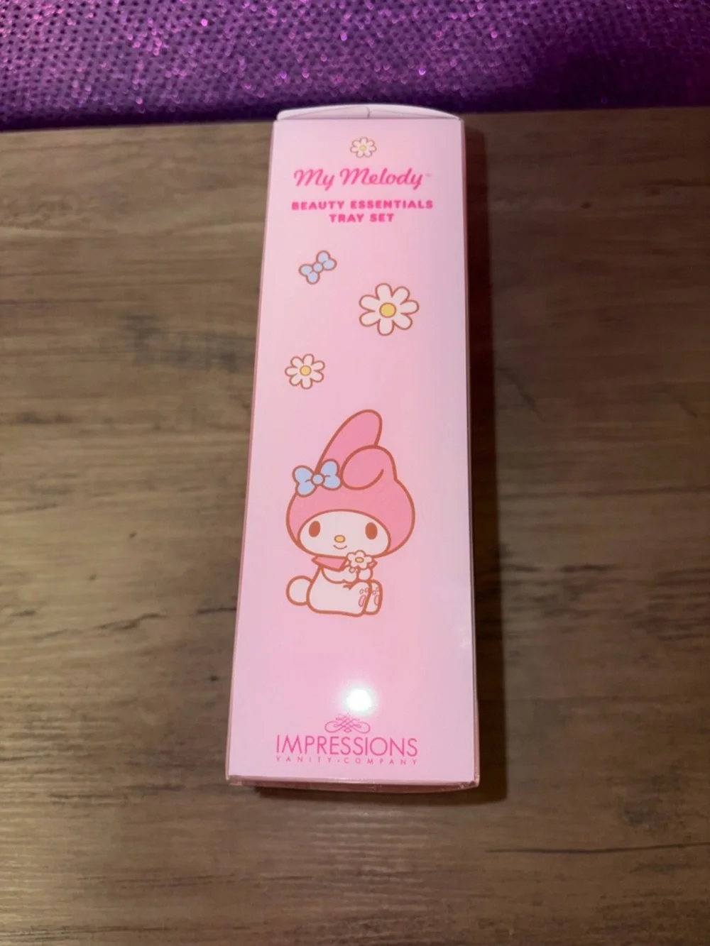 My Melody Sanrio Pink Makeup Brush Set w/ Sponge & Tray Kawaii Beauty Kit NWT